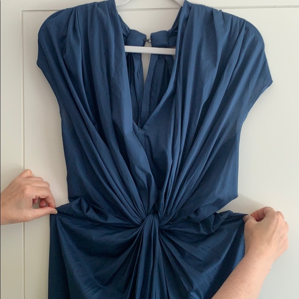 Navy Cotton Dress
